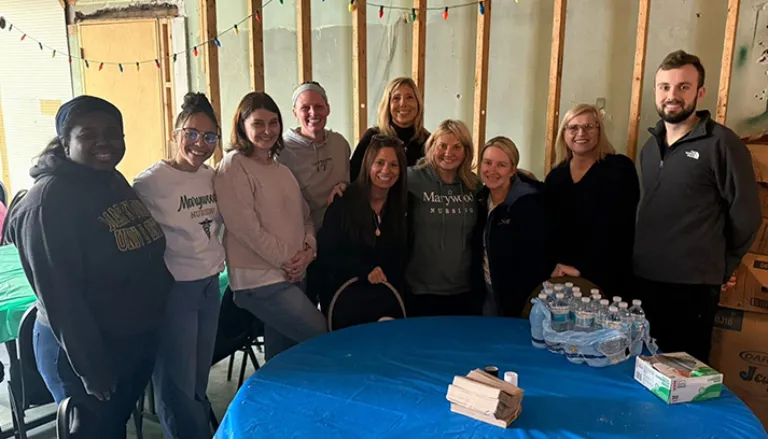 group of students and faculty at keystone