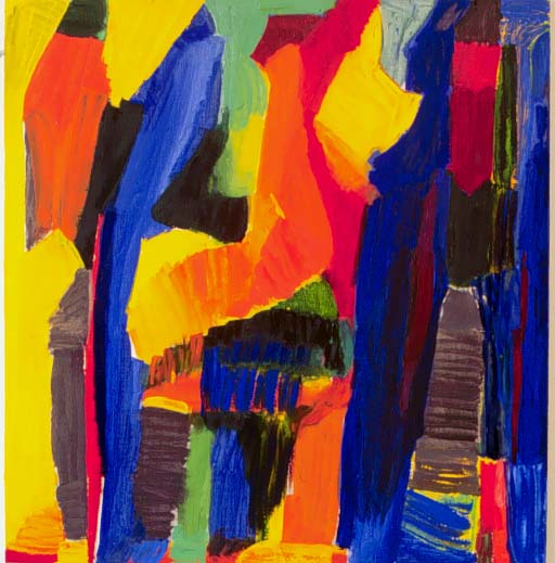 painting of streaks with different colors