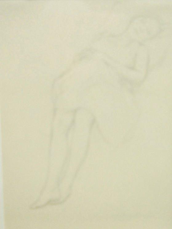 illustration of woman in a dress laying down