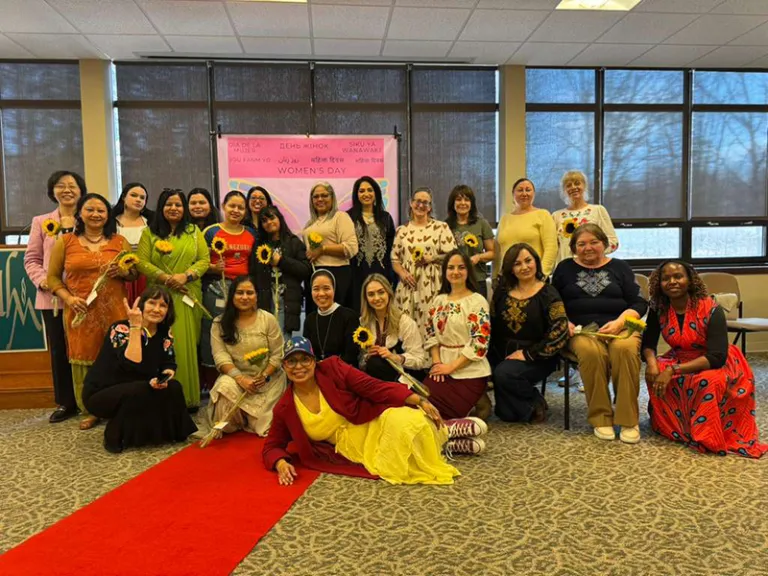 group of participants of msw international womens day